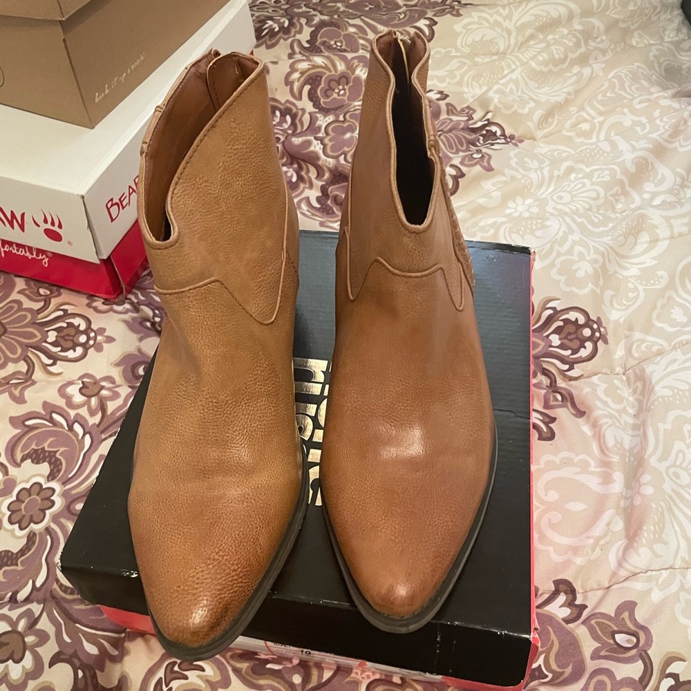 Never worn ankle cowboy boots